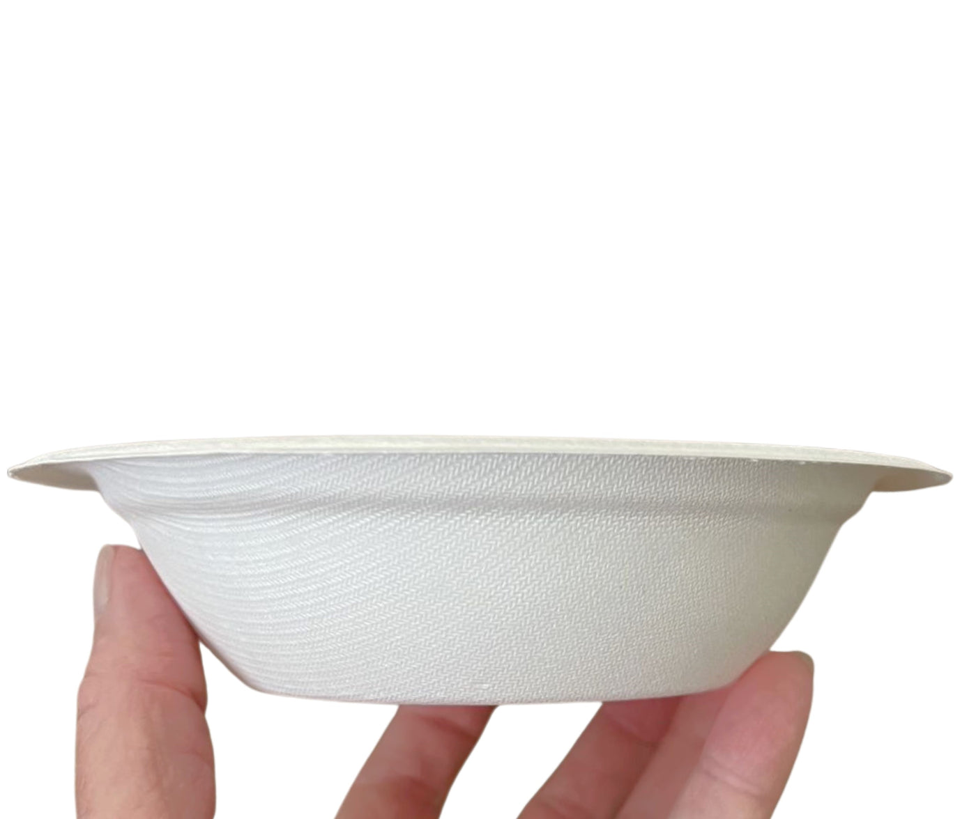 12 oz Compostable Paper Bowls – 125-Pack | Bagasse, Microwave & Freezer Safe, Leak-Resistant, Cut-Resistant, Heavy Duty