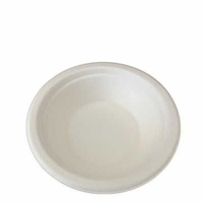 12 oz Compostable Paper Bowls – 125-Pack | Bagasse, Microwave & Freezer Safe, Leak-Resistant, Cut-Resistant, Heavy Duty
