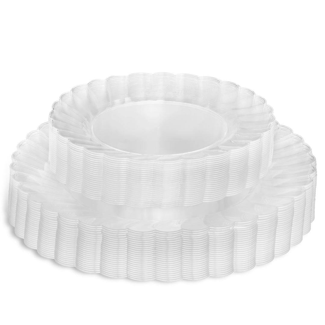 hard plastic party plates